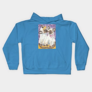 siamese kittens Kids Hoodie